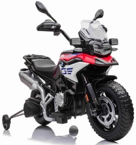 Mota elétrica para crianças 12V BMW GS850 Adventure All-Road 12v e pneus de borracha Vermelha