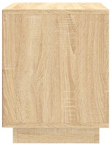Mesas cabeceira 2 pcs 44x35x45cm deriv. madeira carvalho sonoma