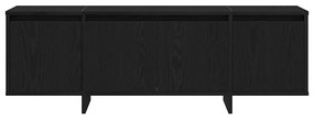Móvel para TV vidaXL Preto Carvalho 120x30x40,5 cm Madeira engenheirad