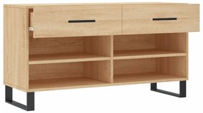 Banco sapateira 102x35x55 cm deriv. madeira carvalho sonoma