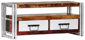 vidaXL Móvel de TV 90x30x40 cm madeira recuperada maciça