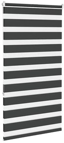 Cortina de zebra 80x150 cm largura do tecido 75,9 cm poliéster