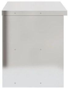 Armário de parede p/ cozinha c/ portas de correr aço inoxidável