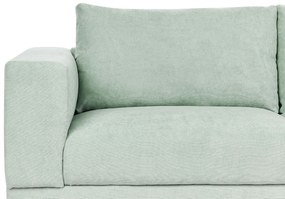 Sofá de 3 lugares em bombazina verde menta NIVALA Beliani