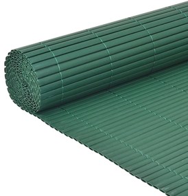 Cerca de jardim dupla face 90x300 cm PVC verde