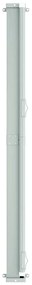 Toldo lateral retrátil de pátio 180x600 cm preto