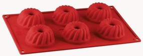 Forma para bolo mini bundt em silicone Flexxibel Love
