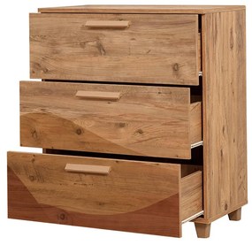 Cômoda Leva Gravis – Pinho Atlântico – 80x95x43 cm