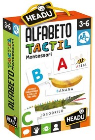 Jogo Didatico Headu Alfabeto Tatil Montessori