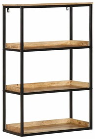 vidaXL Estante Castanho 70 x 35 x 110 cm Madeira de mangueira maciça