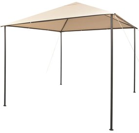 Gazebo tenda com toldo 3x3 m aço bege