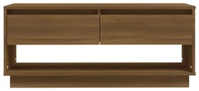 Móvel p/ TV 102x41x44 cm derivados de madeira carvalho castanho