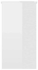 Secretária 80x40x75 cm derivados de madeira branco brilhante
