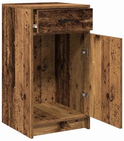 Buffet vidaXL Madeira Antiga 40x41x75 cm Madeira de Engenharia