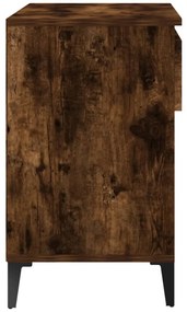 Sapateira 70x36x60 cm derivados de madeira carvalho fumado