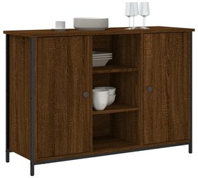 Aparador 100x35x70 cm derivados de madeira carvalho castanho