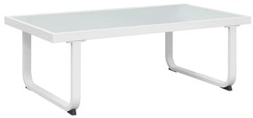 4 pcs conjunto lounge p/ jardim com almofadas alumínio preto