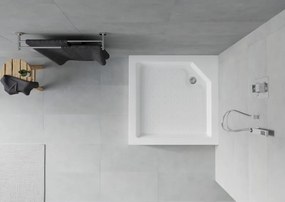 Mexen Rio base de duche quadrada 90 x 90 cm, branca - 45109090