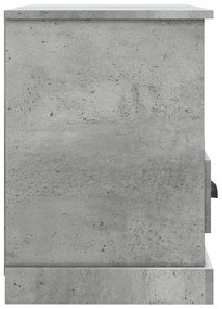 Móvel p/ TV 80x35x50 cm derivados de madeira cinzento cimento