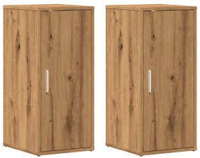 Sapateiras 2 pcs 32x35x70 derivados madeira carvalho artesanal