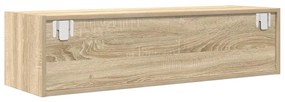 Móveis de TV 2pcs 100x31x25,5cm deriv. madeira carvalho sonoma