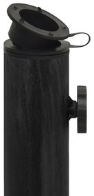 Base para guarda-sol ferro fundido 44x44x31 cm preto