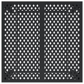 Mesa de jardim 80x80x72 cm aço antracite