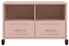 Móvel de TV 68x39x43,5 cm aço rosa