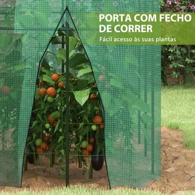 Estufa de Jardim Estufa para Plantas Estufa de Exterior com Porta com
