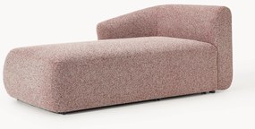 Módulo de canto chaise longue em bouclé Sofia