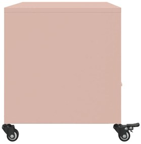 Móvel de TV 68x39x43,5 cm aço rosa