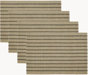 Individuais artesanais Fica, conjunto de 4