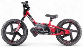 Bicicleta de equilíbrio elétrica para crianças de 24 volts, 16 polegadas -  vermelha