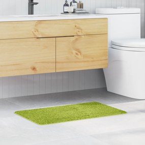 Tapete de banho Retangular Verde 50x80 cm Polipropileno Antiderrapante
