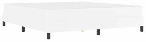 Cama Outros Branco Puro 180 x 200 cm Couro sintético