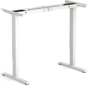 Estrutura Elétrica para Escritório "ErgoFlex" - Branco | Base Reguláve