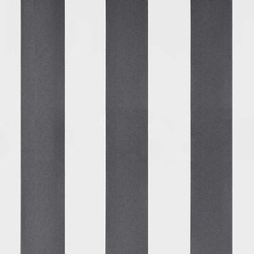 Toldo retrátil 5x3 m tecido e alumínio antracite e branco