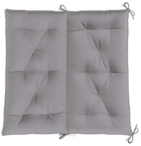Almofadão banco jardim 100x(50+50)x7cm tecido oxford cinzento