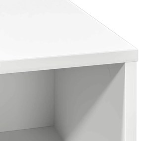 Sideboard com LED Branco 71x34,5x75 cm Madeira Engenharia
