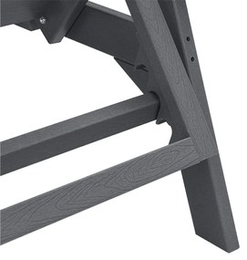 Espreguiçadeiras 2 pcs Cinzento Claro 162x53x98.5 cm HDPE, vidaXL Espr