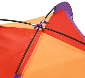 Tenda de brincar infantil com 250 bolas 338x123x111 cm multicor