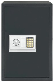 Cofre Digital Eletrónico com Prateleira Cinza Escuro 40x35x60 cm Aço