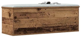 Caixa de Armazenamento vidaXL em Madeira Reciclada 102x35x35 cm com Ma