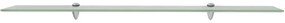 Prateleiras flutuantes 2 pcs vidro 100x20 cm 8 mm