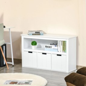 Aparador Kiut de 100cm - Branco - Design Moderno