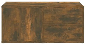 Móvel de TV 80x34x36 cm derivados de madeira carvalho fumado