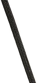 Candeeiro de suspensão industrial preto 3 luzes - Cava