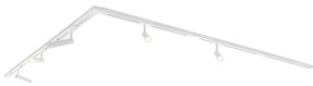 Sistema de iluminação de trilho moderno com 5 focos branco 1-fase GU10 35mm - Iconic Jeana Luxe