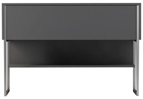 Cômoda Luxe – Prateado Antracite – 120 cm x 80 cm x 30 cm