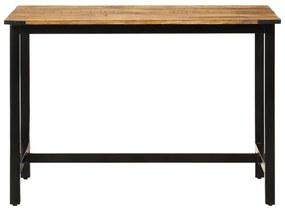 Mesa de jantar 110x60x76 cm madeira de mangueira maciça